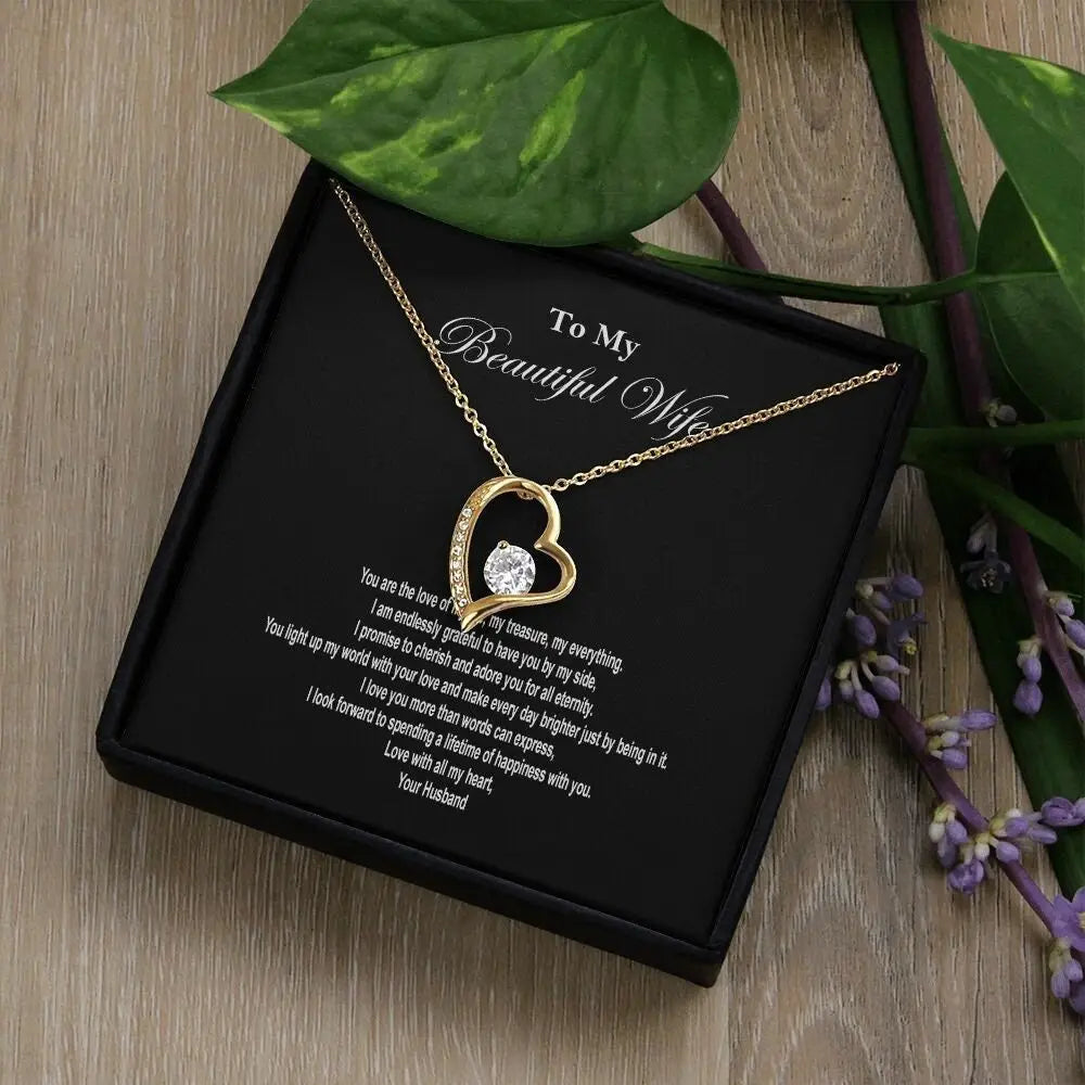 Beautiful Wife Forever Love Necklace