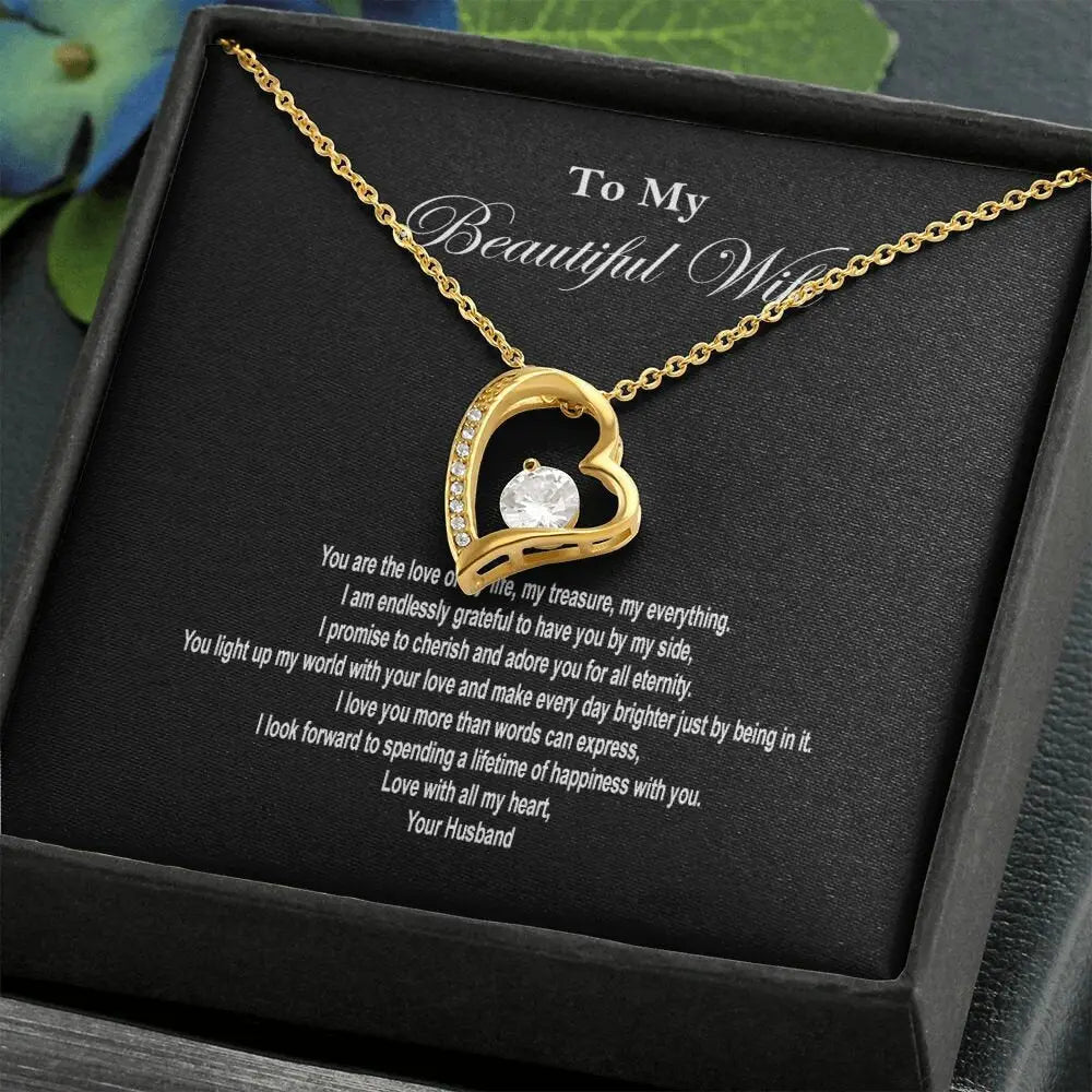 Beautiful Wife Forever Love Necklace
