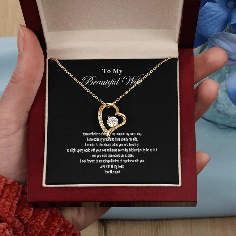 Beautiful Wife Forever Love Necklace
