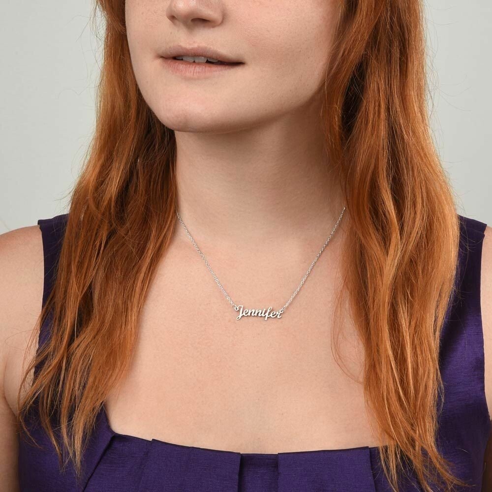 Custom Name Valentines Day Love heart Necklace Wife Girlfriend Jewellery