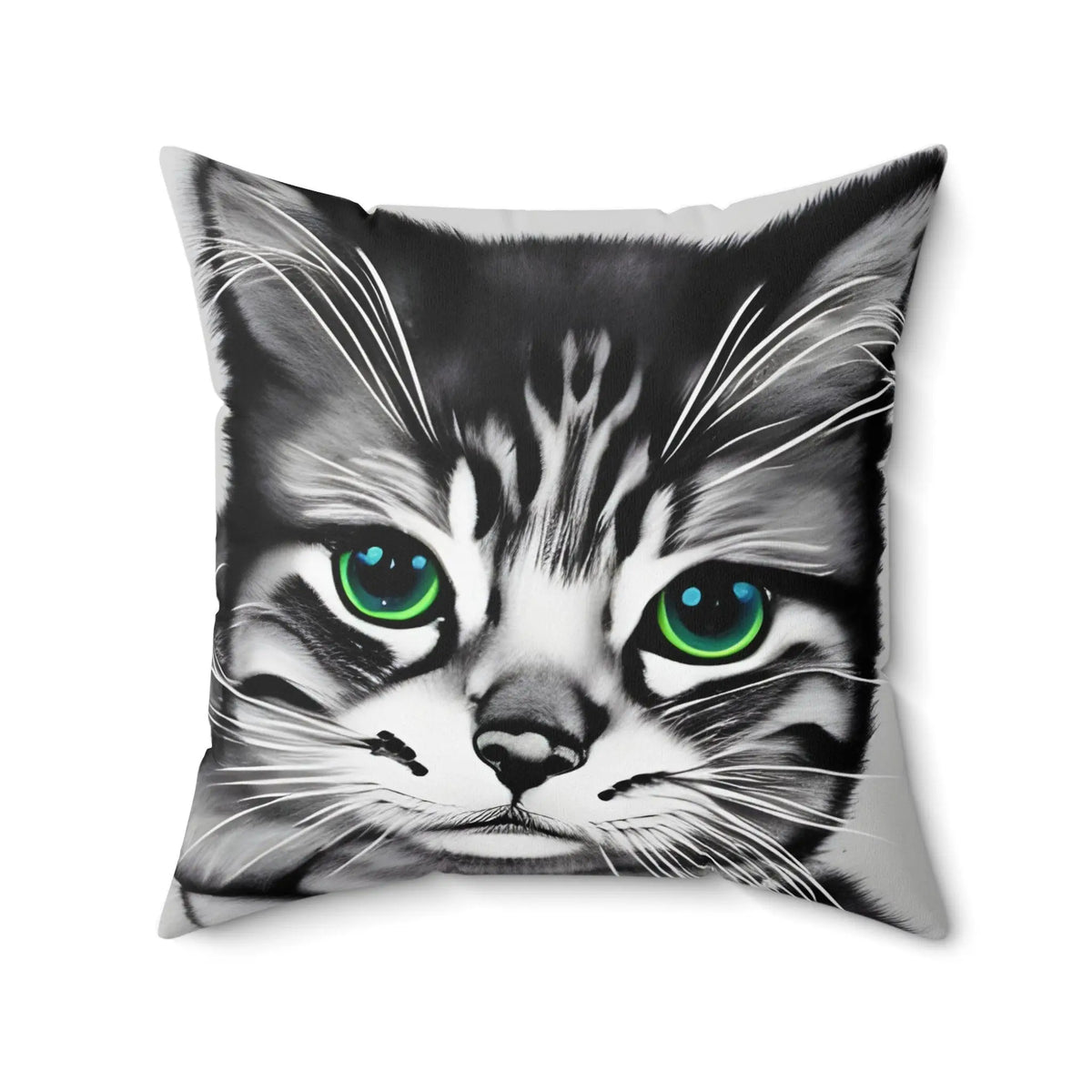 Kitten Cat Square Throw Pillow