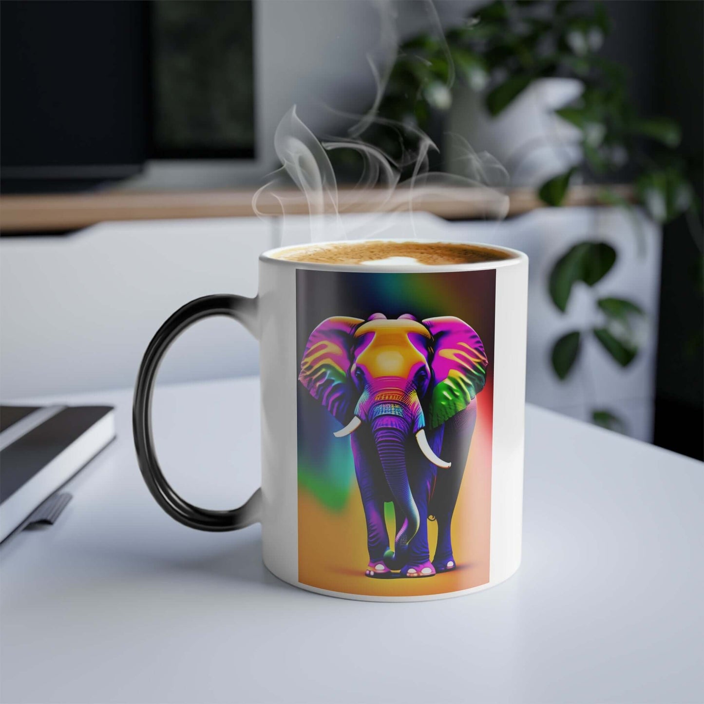 Elephant Color Morphing Mug 11oz - 11oz - Mug