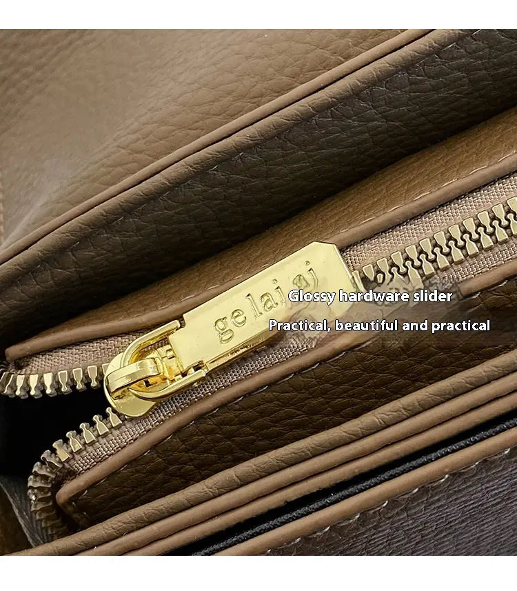 Handbag Stylish Wide Shoulder Strap Small Square Bag Fashionable.