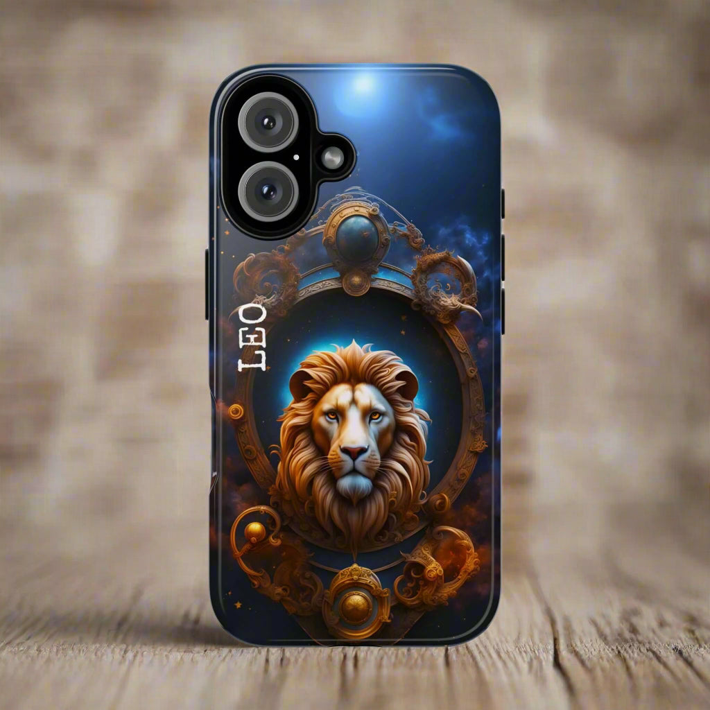 Leo Horoscope Tough Phone Case for iPhone Samsung Google Phones