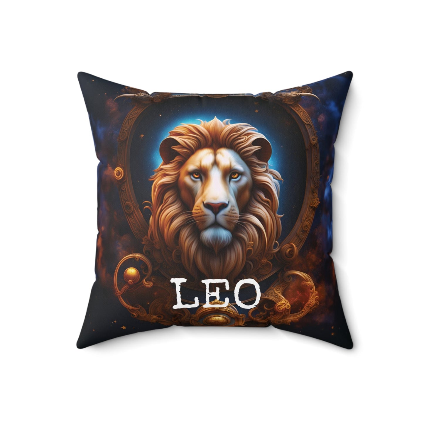 Leo horoscope Square Throw Pillow 3D Print Lion Lumber Cushion