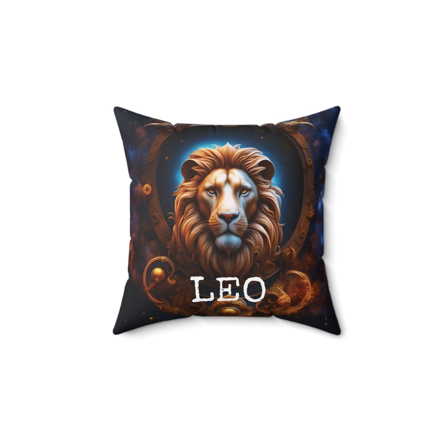 Leo horoscope Square Throw Pillow 3D Print Lion Lumber Cushion
