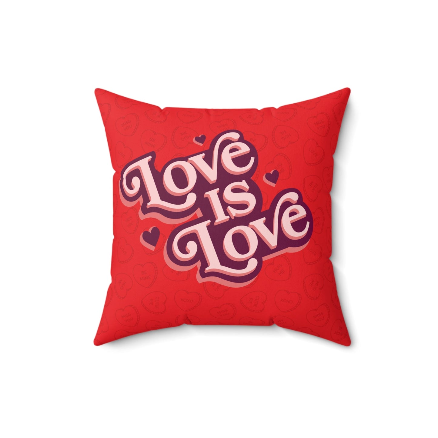 Love is Love Square Square Throw Pillow