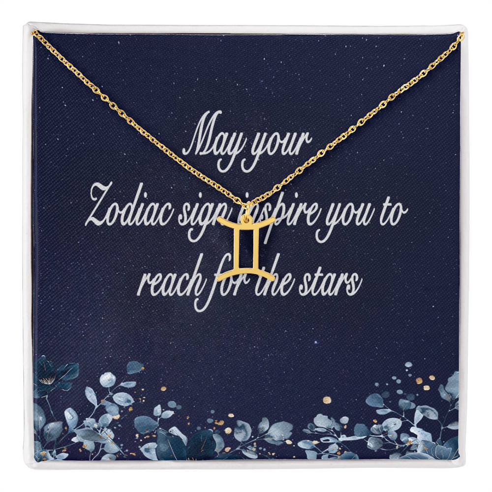 Special Custom Zodiac Necklace Choose your Zodiac Sign