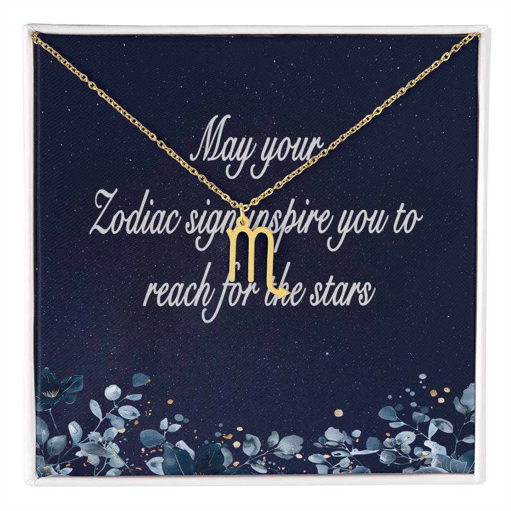 Special Custom Zodiac Necklace Choose your Zodiac Sign