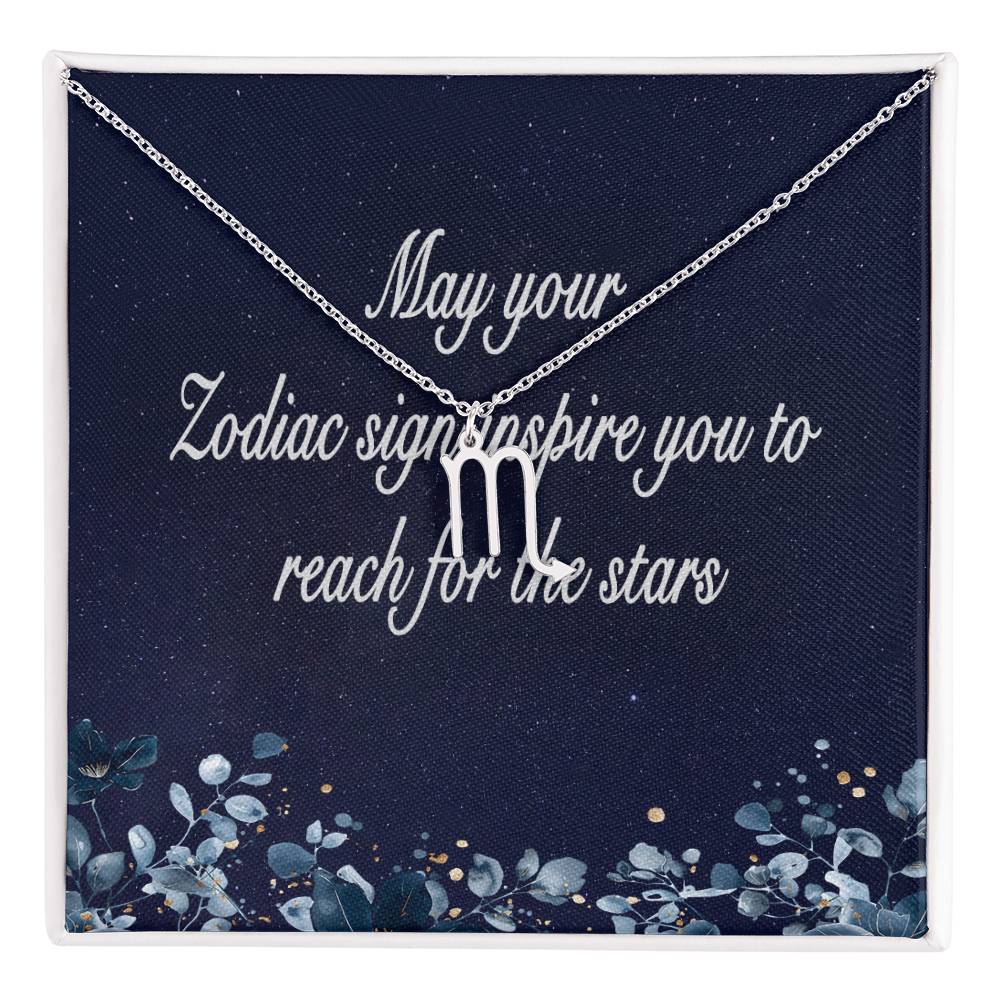 Special Custom Zodiac Necklace Choose your Zodiac Sign