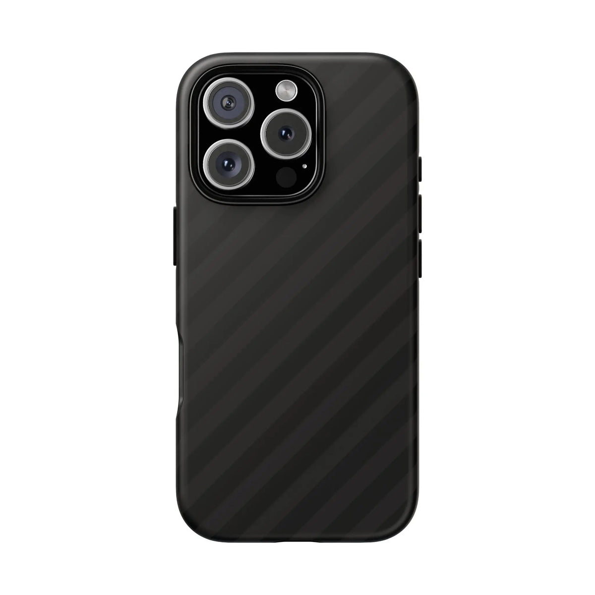 Black carbon fiber-patterned phone case with a sleek black diagonal pattern tough gloss finish back for iphone samsung google pixel