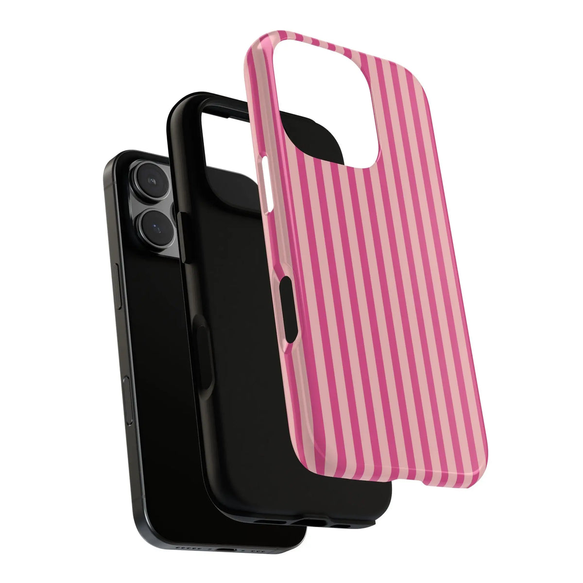 Pink Stripe Everyday Phone Case Cover Protective Smartphone Cover Trendy Accessories - Phone Case