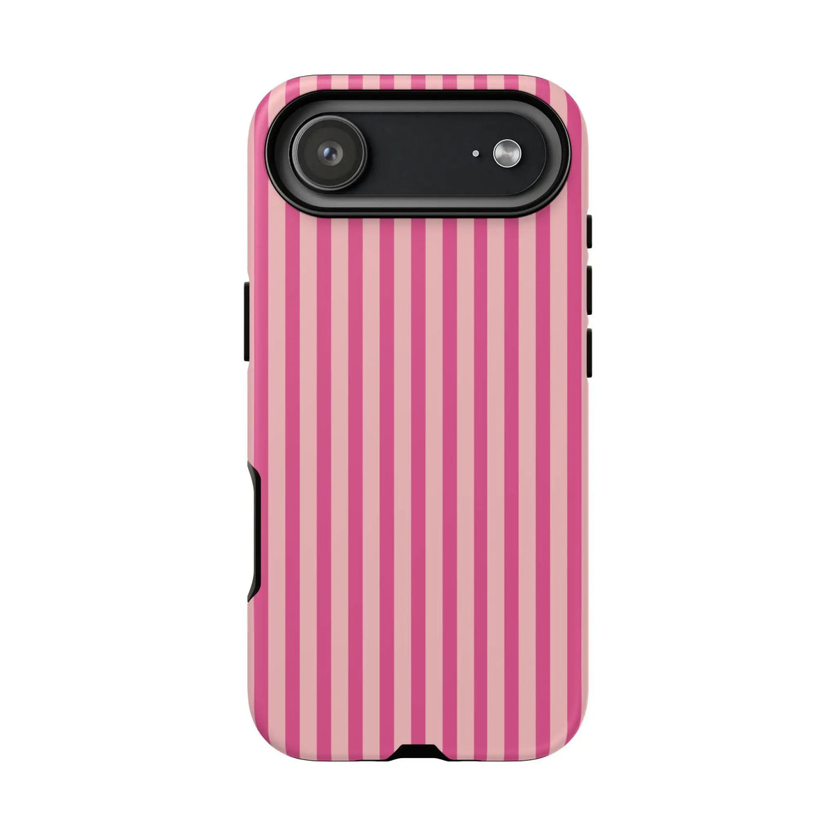 Pink Stripe Everyday Phone Case Cover Protective Smartphone Cover Trendy Accessories - iPhone 17 Air / Matte - Phone