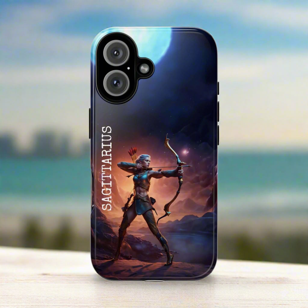 Sagittarius Tough Phone Case for iPhone Samsung and Google phones
