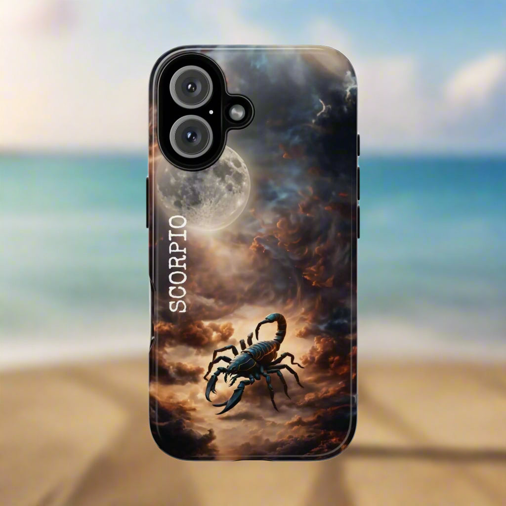 Scorpio Horoscope Tough Phone Case for iPhone Google Pixel Samsung Galaxy