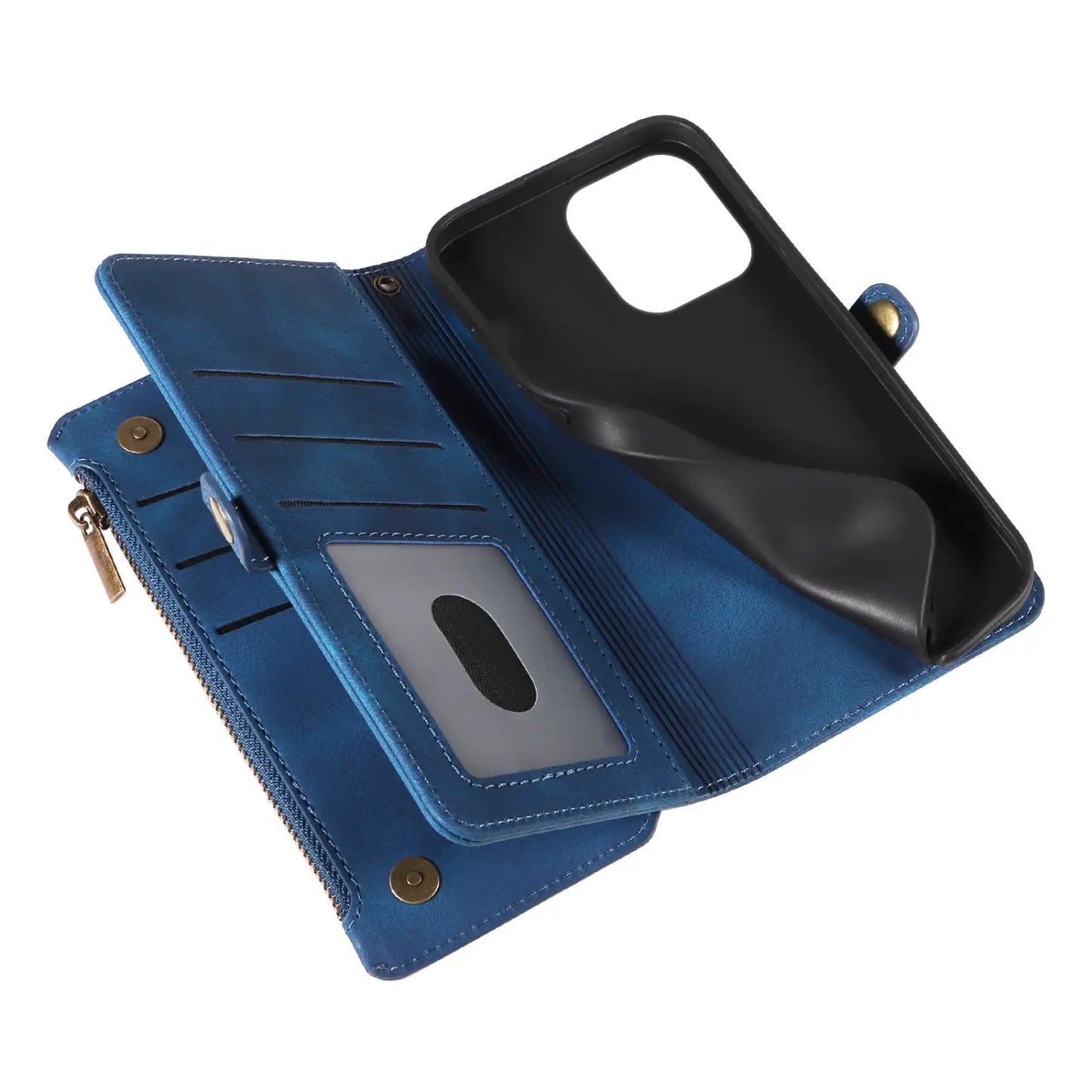 Stylish and Protective Leather Flip Wallet Phone Case for Maximum Protection. Ultimate Protection