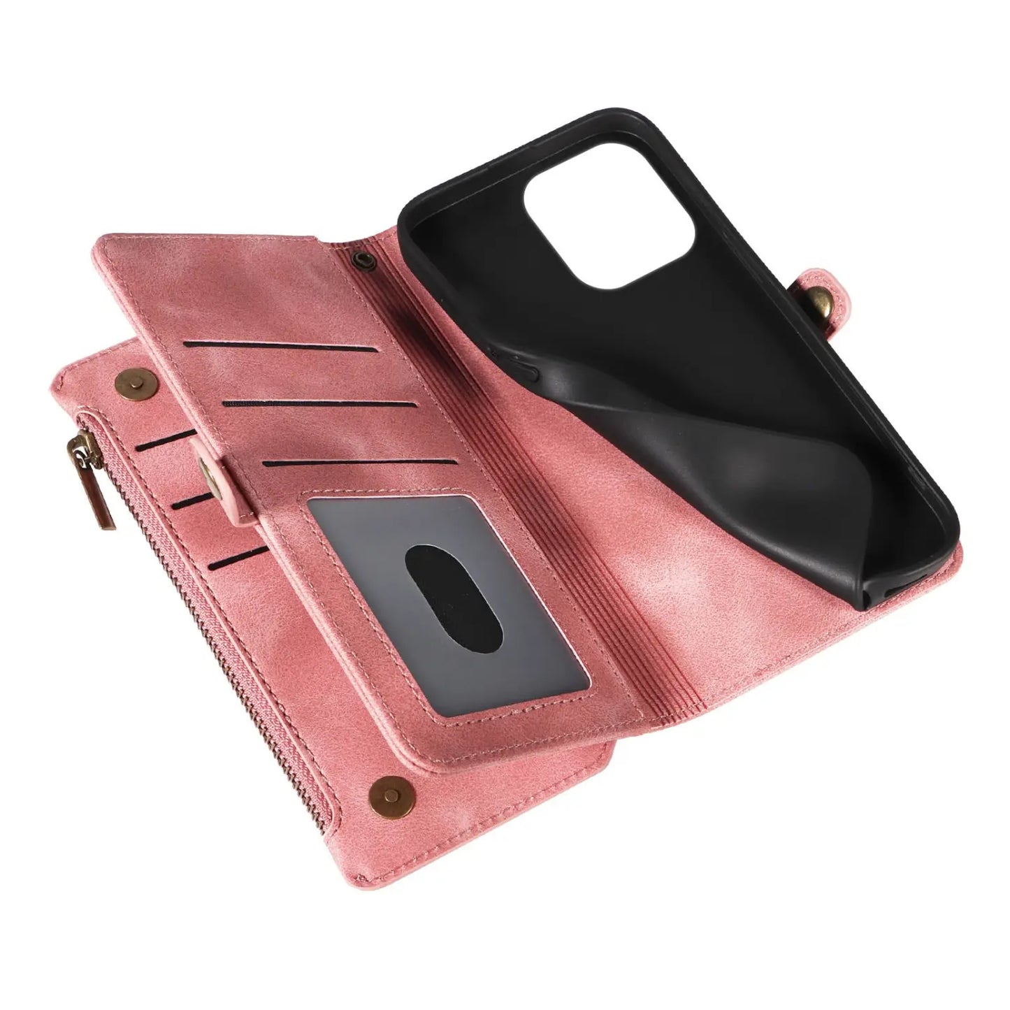 Stylish and Protective Leather Flip Wallet Phone Case for Maximum Protection. Ultimate Protection