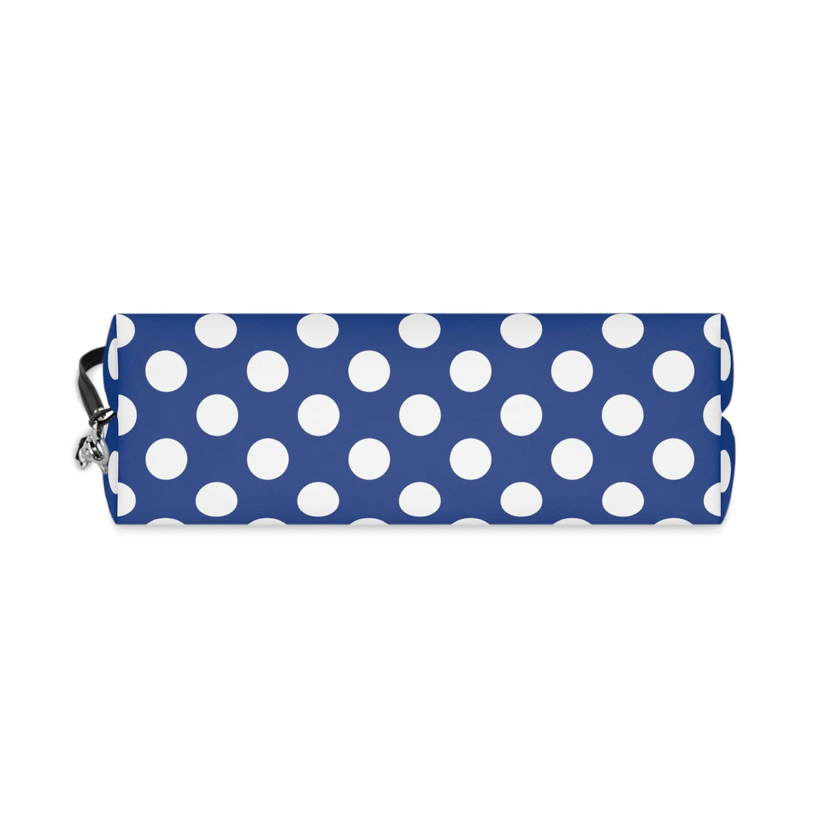 White polka dot blue Makeup Bag