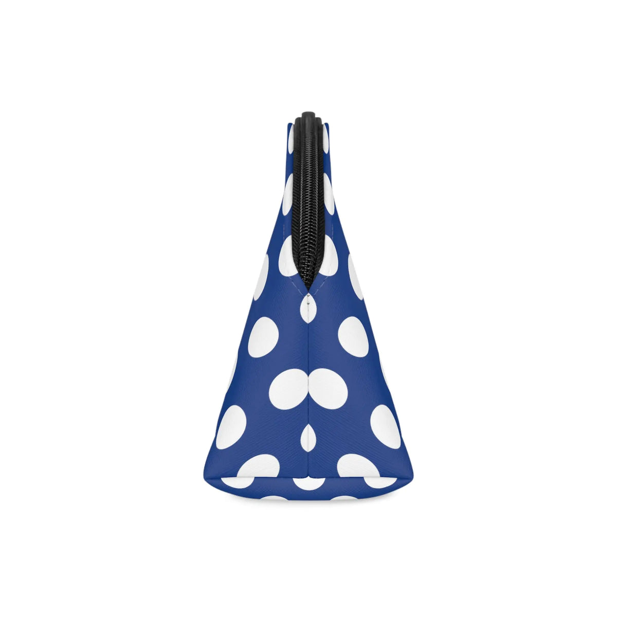 White polka dot blue Makeup Bag