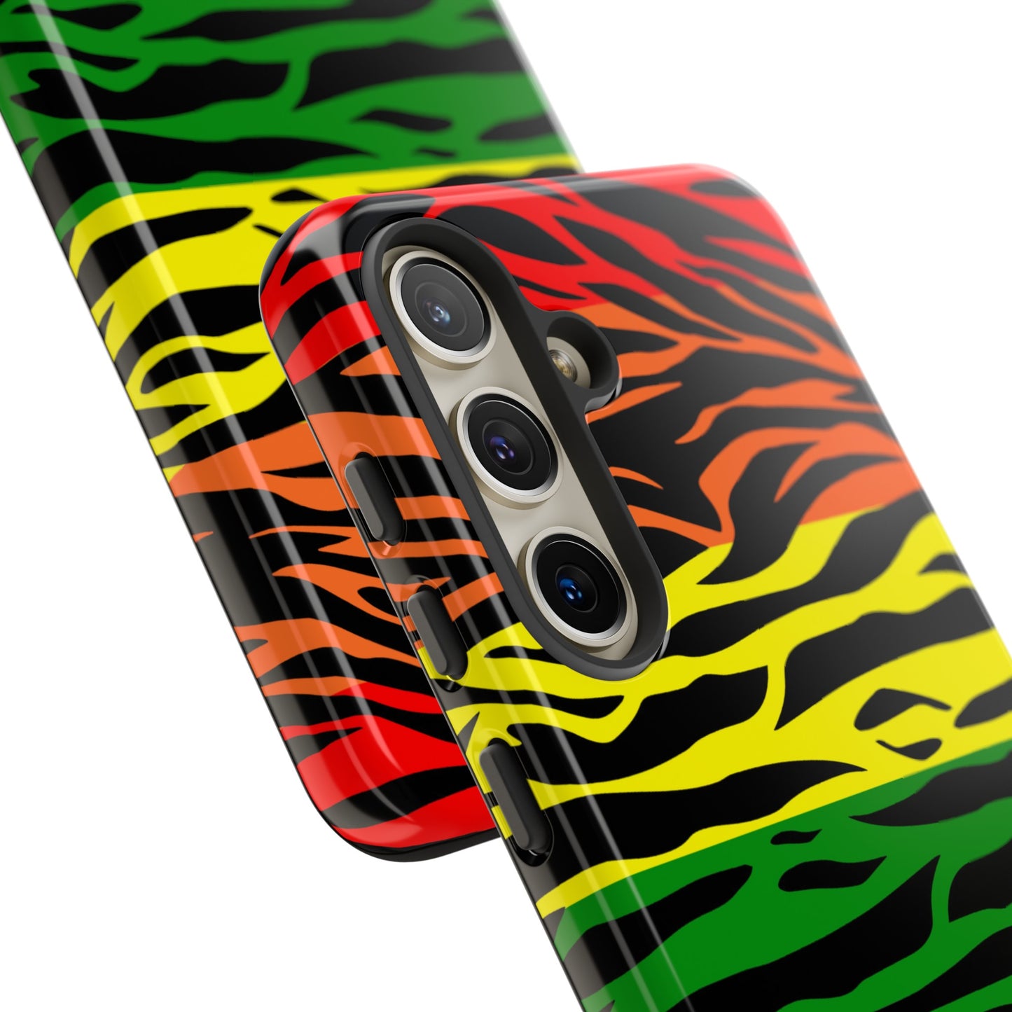 Pride LGBT Rainbow Discrete Tough Phone Case Tiger Print, Phone Case, JSCHAFFA.com