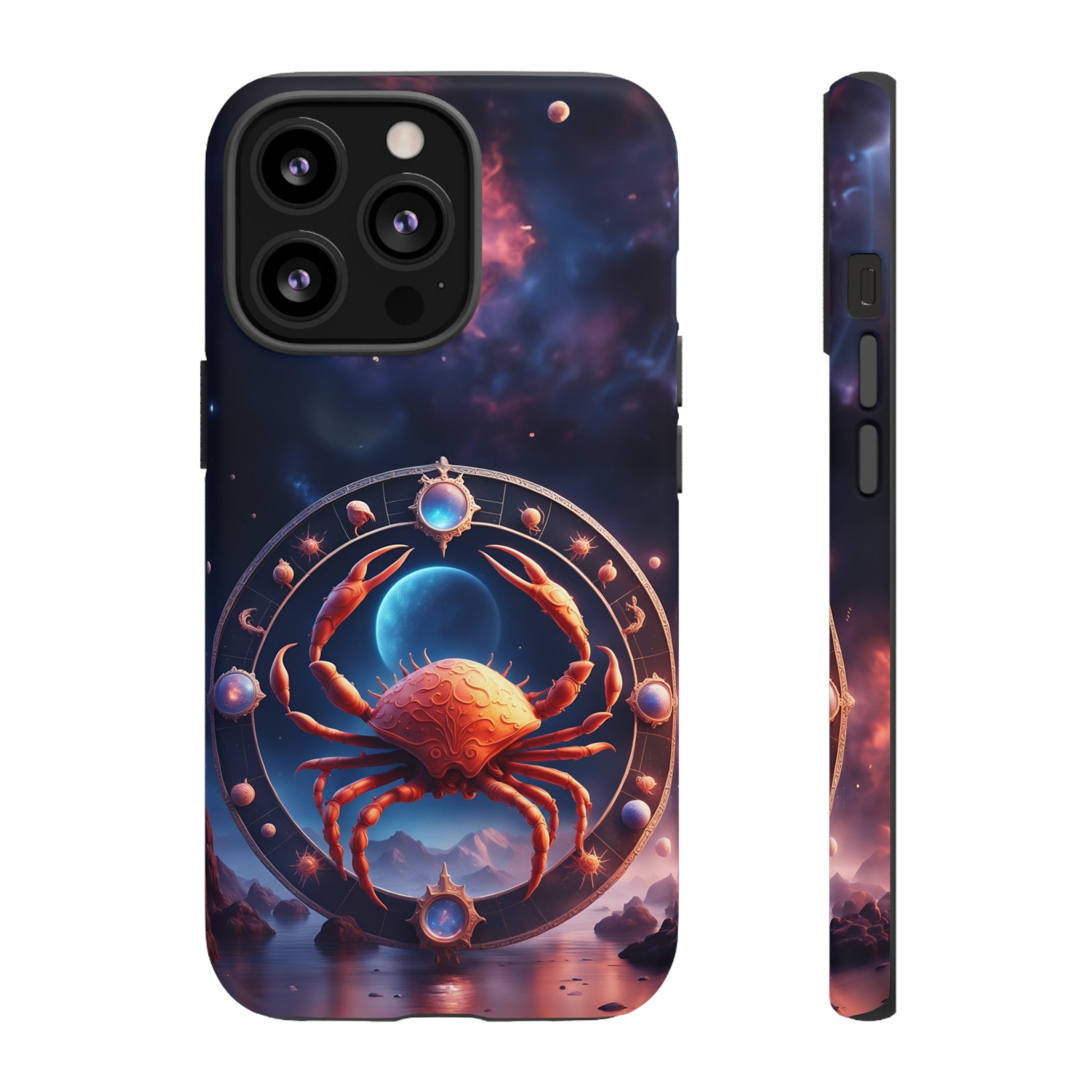 Cancer Horoscope Tough Phone Case for iPhone Google Samsung, Phone Case, JSCHAFFA.com