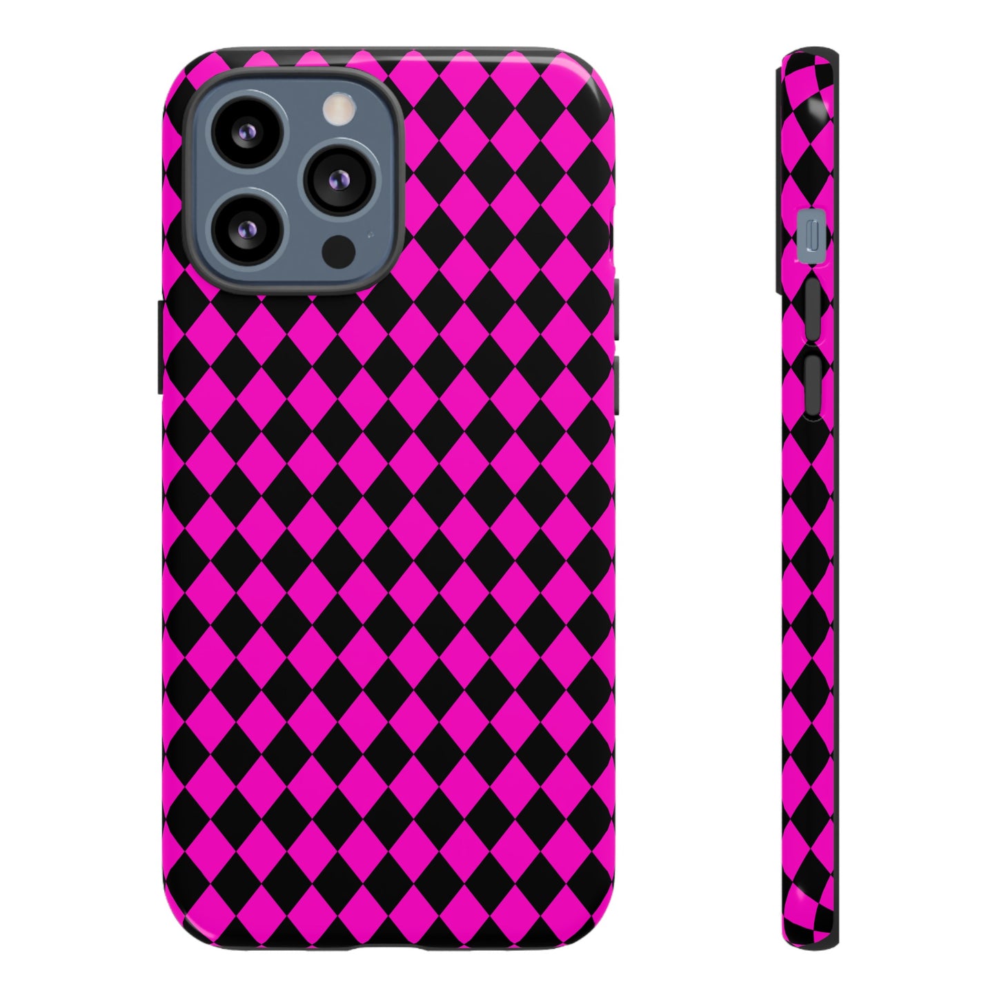 Pink Black Dimond Tough phone Case Cover | iPhone | Google | Samsung, Phone Case, JSCHAFFA.com