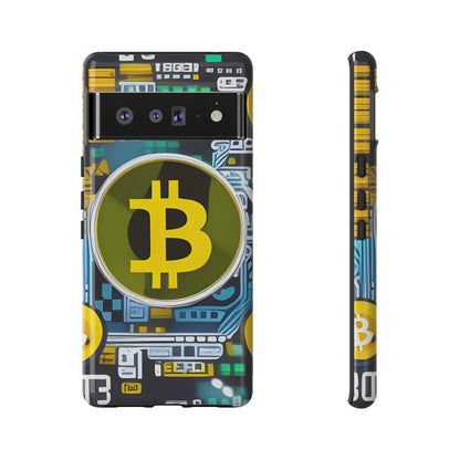 Bitcoin phone case iPhone Samsung Google, Phone Case, JSCHAFFA.com