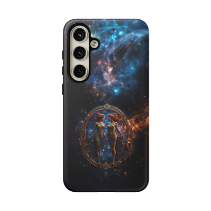 Gemini Horoscope Astrology Tough Case for iPhone Samsung Galaxy and Google Pixel Phone, Phone Case, JSCHAFFA.com