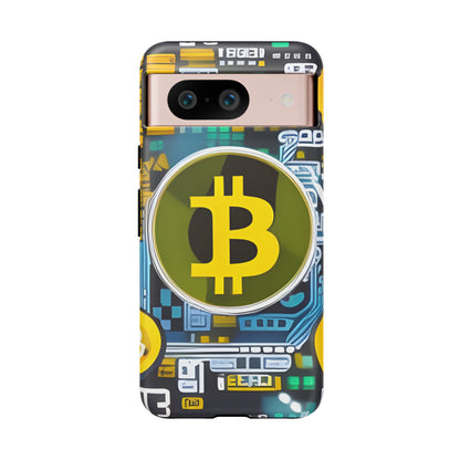 Bitcoin phone case iPhone Samsung Google, Phone Case, JSCHAFFA.com