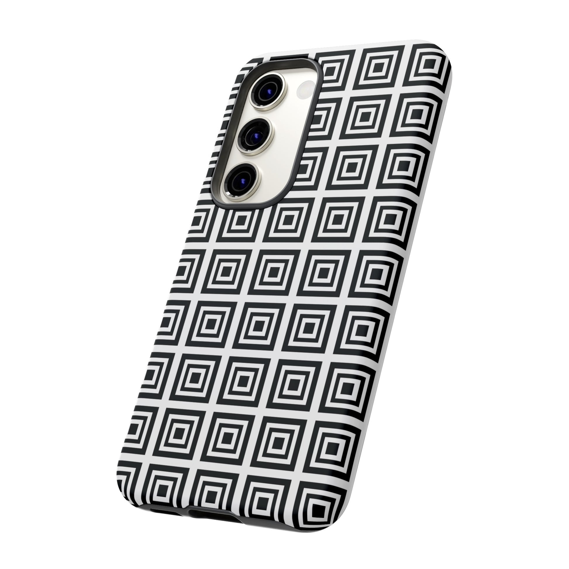 Cute Square Black and With Tough Phone Case, Phone Case, JSCHAFFA.com