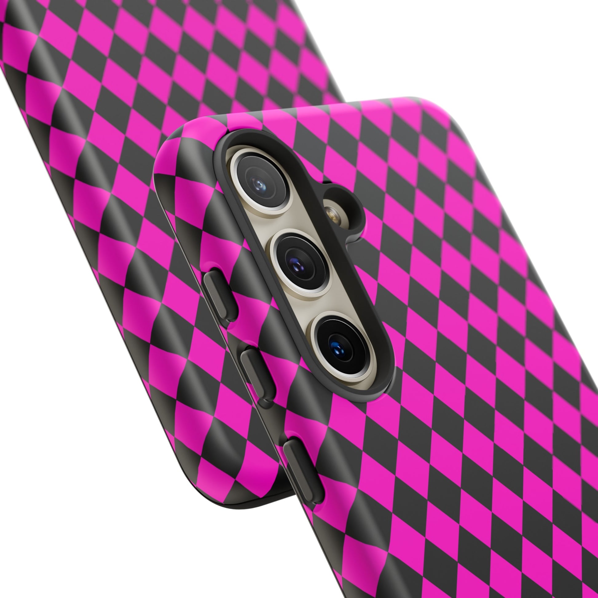 Pink Black Dimond Tough phone Case Cover | iPhone | Google | Samsung, Phone Case, JSCHAFFA.com