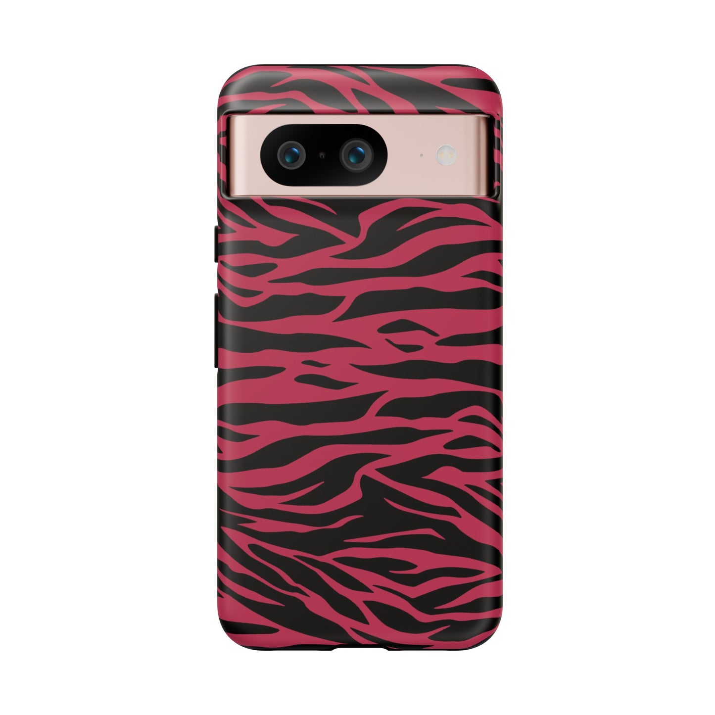 Viva Magenta Cute Wild Tiger Print Pattern Tough Phone Case, Phone Case, JSCHAFFA.com