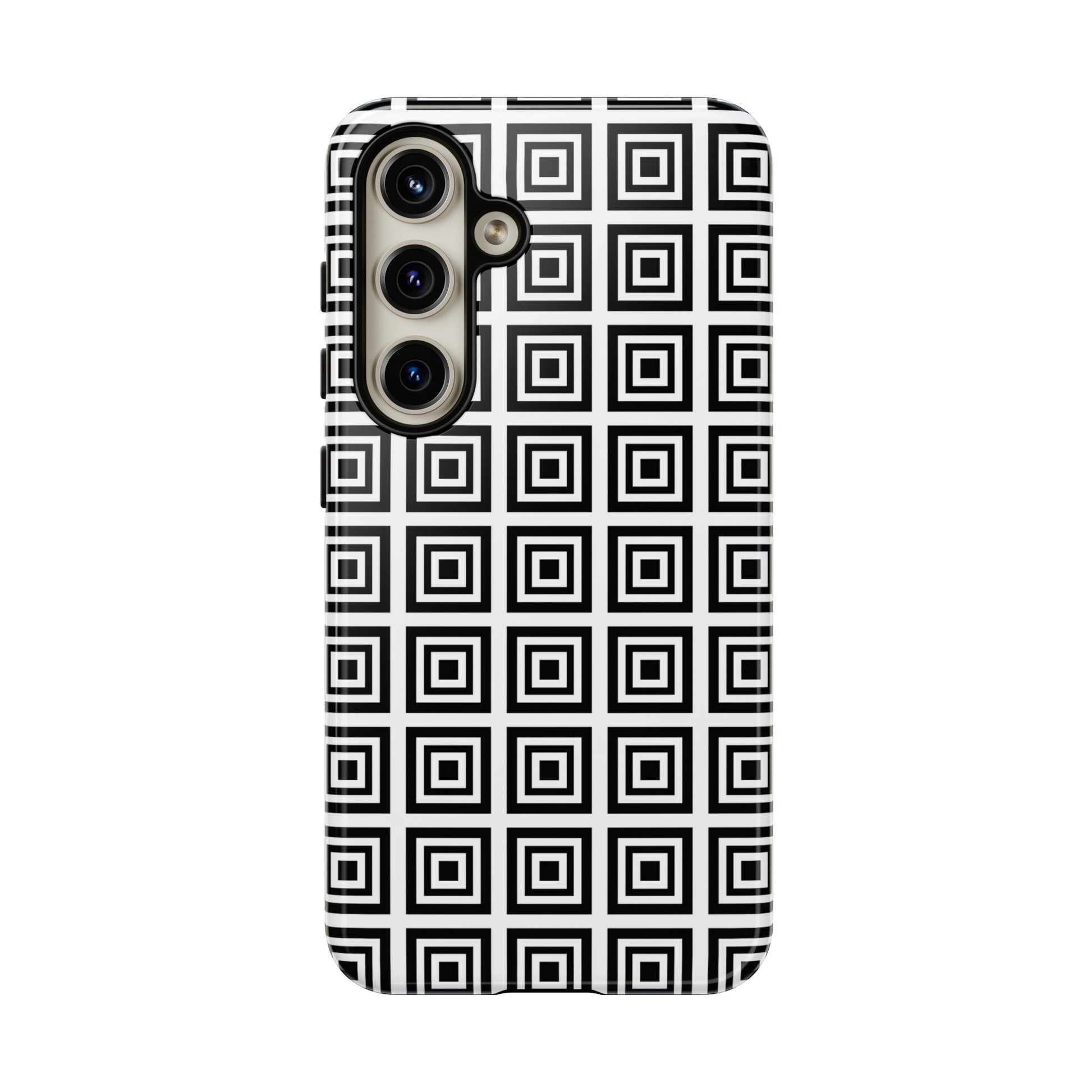 Cute Square Black and With Tough Phone Case, Phone Case, JSCHAFFA.com