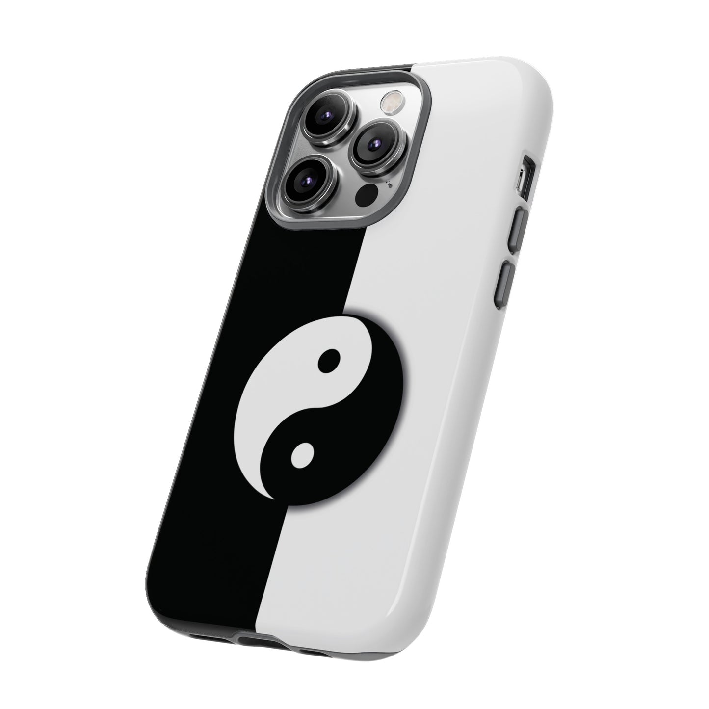 Yin Yang Black and White Tough Phone Case for iPhone, Google, Samsung Phones, Phone Case, JSCHAFFA.com