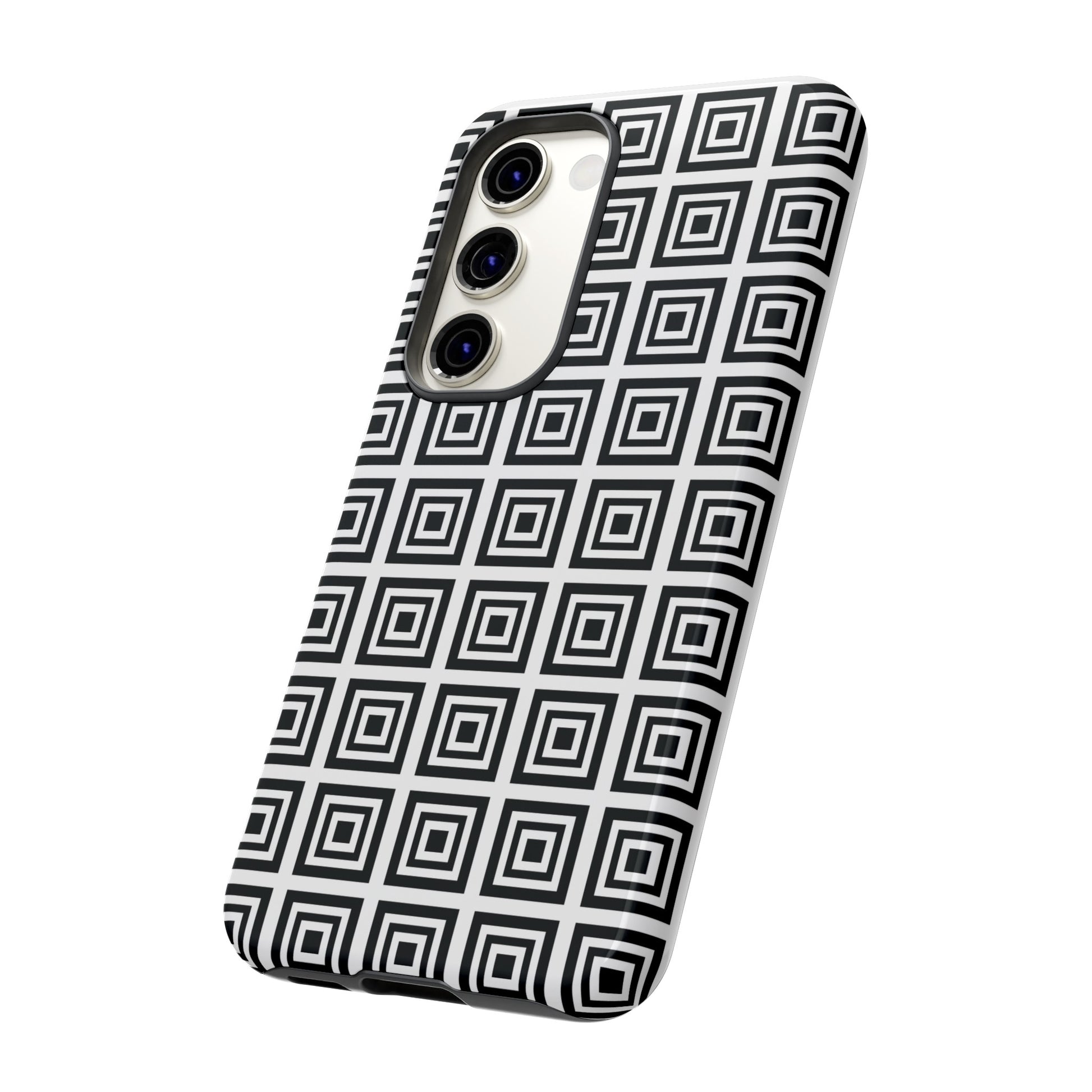 Cute Square Black and With Tough Phone Case, Phone Case, JSCHAFFA.com