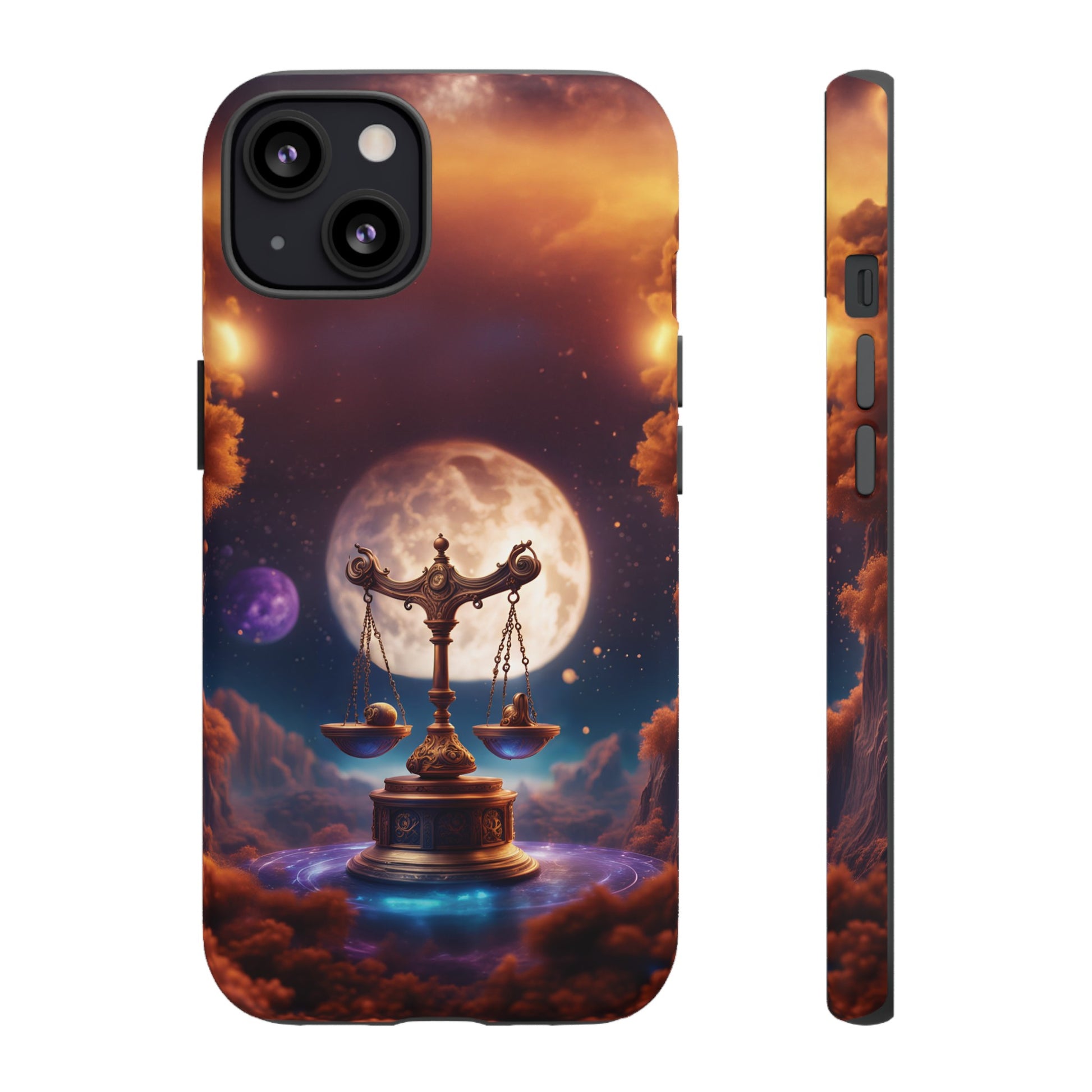 Libra Horoscope Astrology Tough Case for iPhone 15,14,13 and also Samsung Galaxy and Google Pixel Phones, Phone Case, JSCHAFFA.com