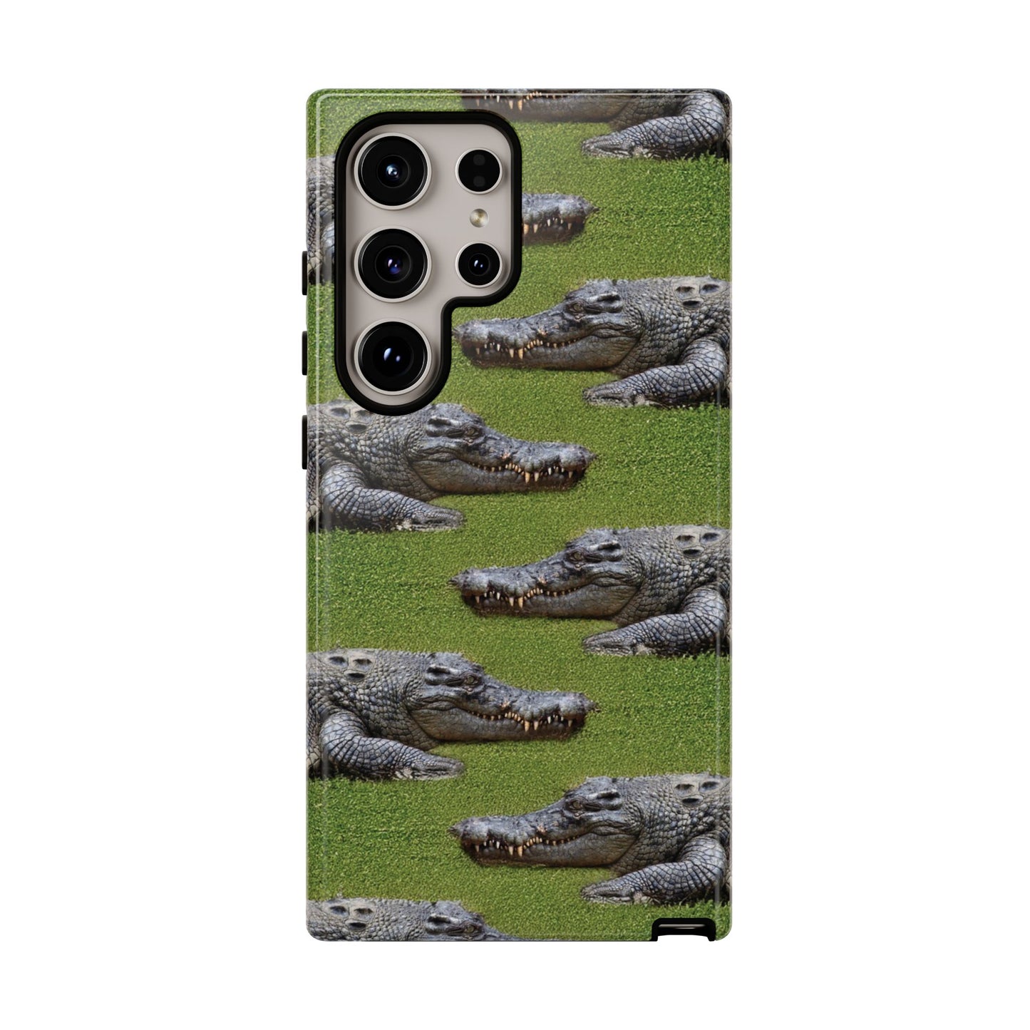 Crocodile Tough Phone Case Cover - Durable Protection with Reptile Style