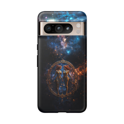 Gemini Horoscope Astrology Tough Case for iPhone Samsung Galaxy and Google Pixel Phone, Phone Case, JSCHAFFA.com