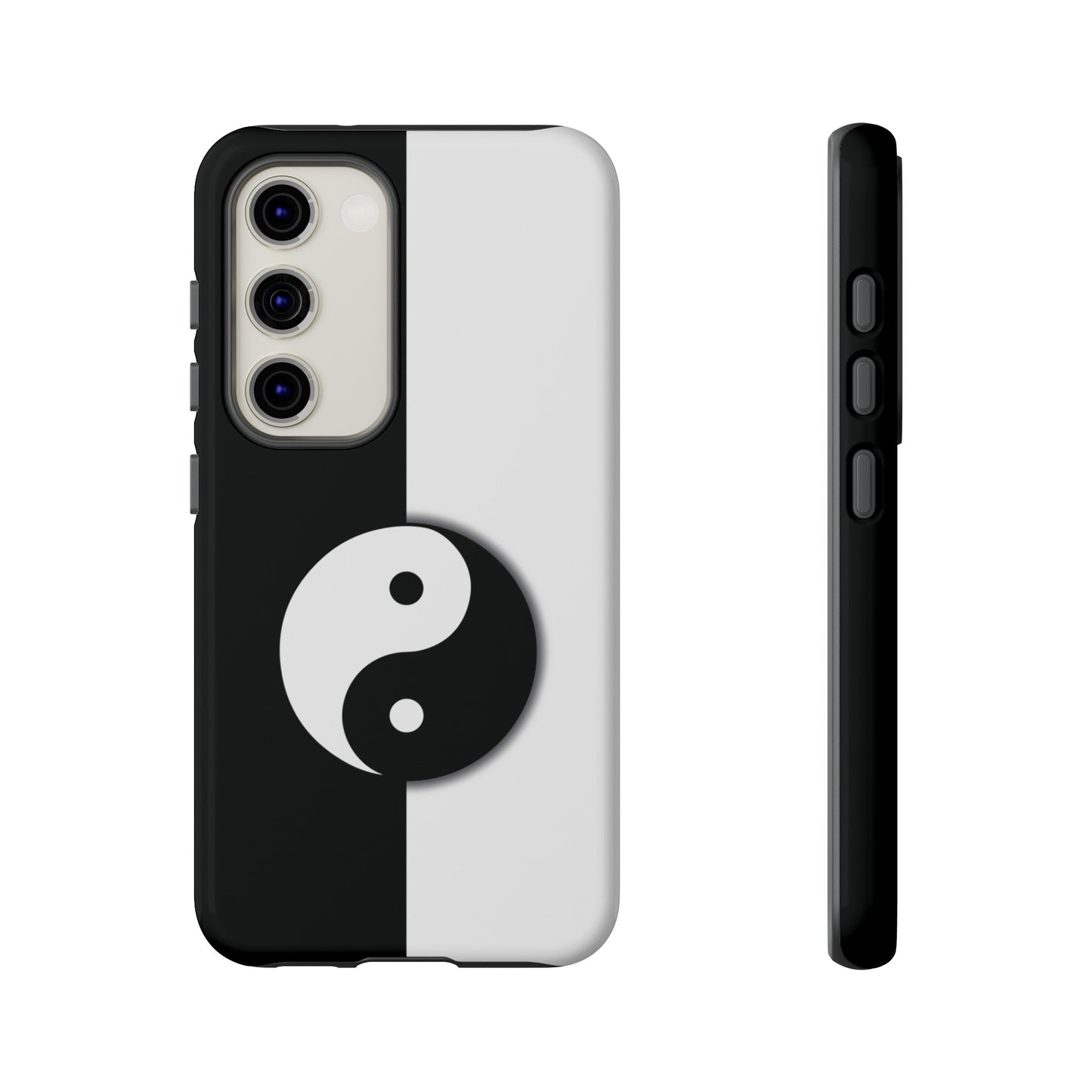 Yin Yang Black and White Tough Phone Case for iPhone, Google, Samsung Phones, Phone Case, JSCHAFFA.com