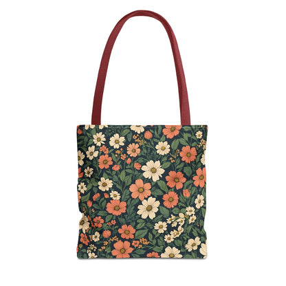 Tote Bag Floral Design Shopping Carry Travel Bay Bags JSCHAFFA.com