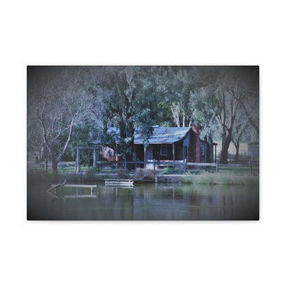 Home Sweet Home by the Lake Photography Wall Art Canvas 1.25 Depth Matte Canvas at JSCHAFFA.com