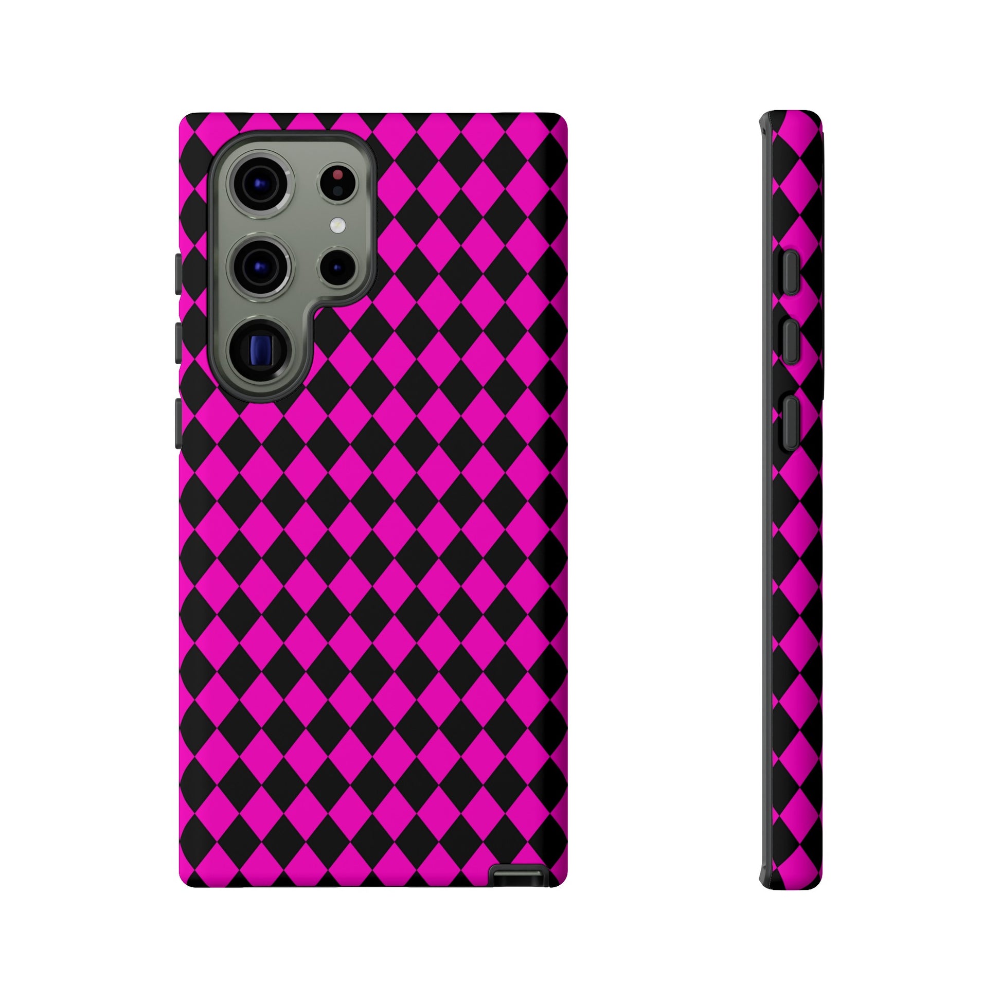 Pink Black Dimond Tough phone Case Cover | iPhone | Google | Samsung, Phone Case, JSCHAFFA.com