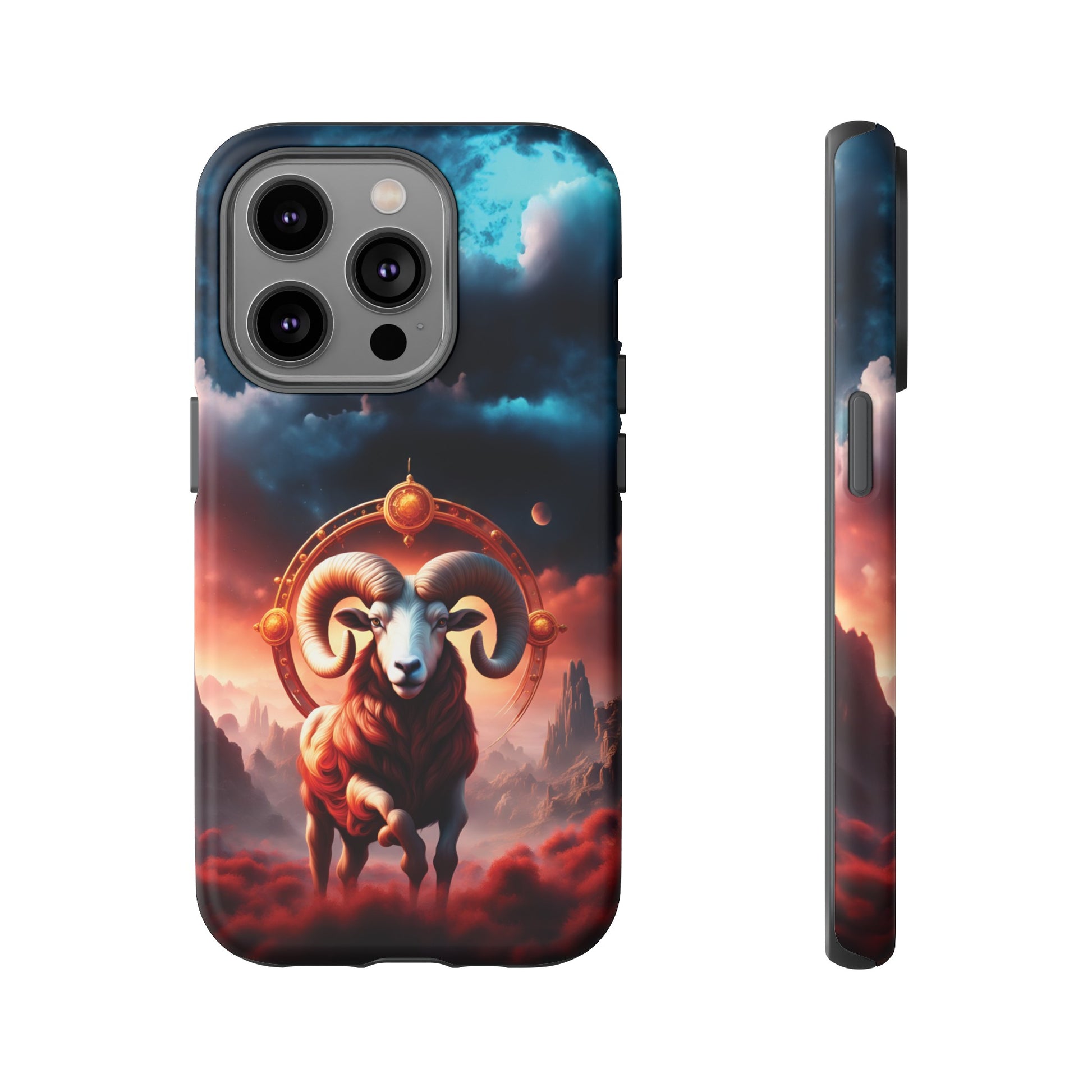 Aries Horoscope Astrology Tough Case for iPhone Samsung Galaxy and Google Pixel Phones, Phone Case, JSCHAFFA.com