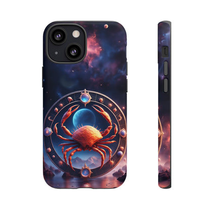 Cancer Horoscope Tough Phone Case for iPhone Google Samsung, Phone Case, JSCHAFFA.com