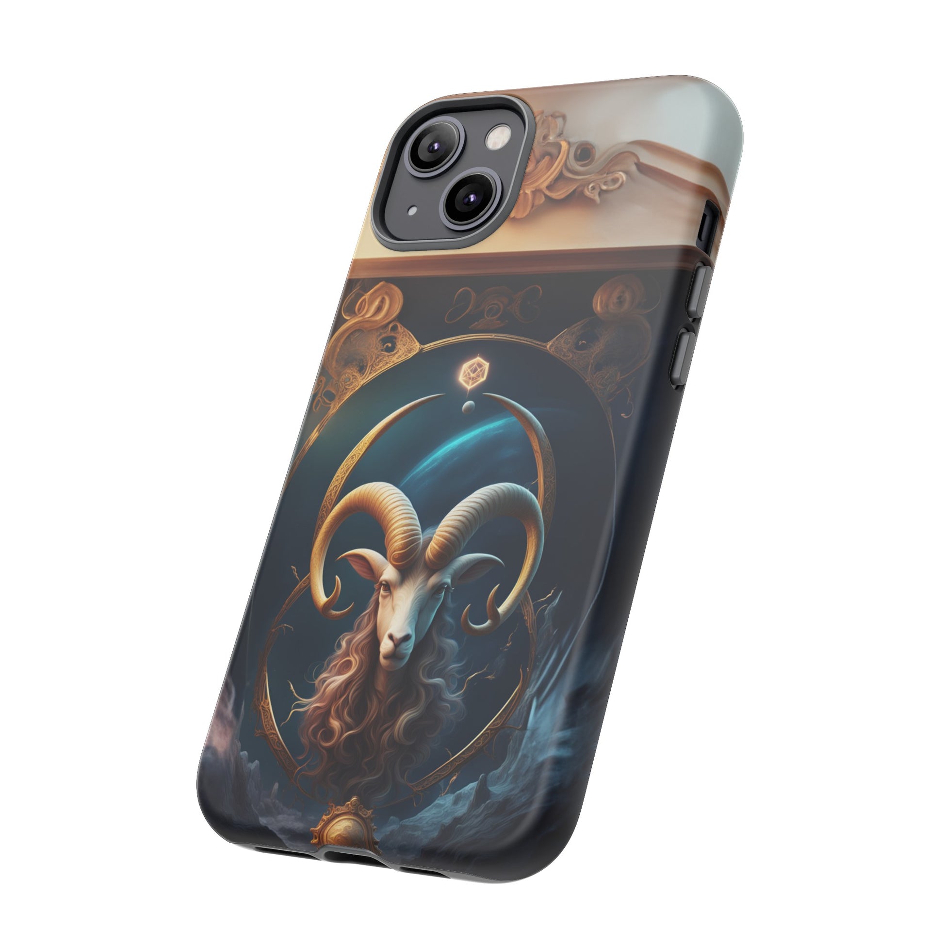 Capricorn Horoscope Tough Phone Case for iPhone Samsung Google, Phone Case, JSCHAFFA.com