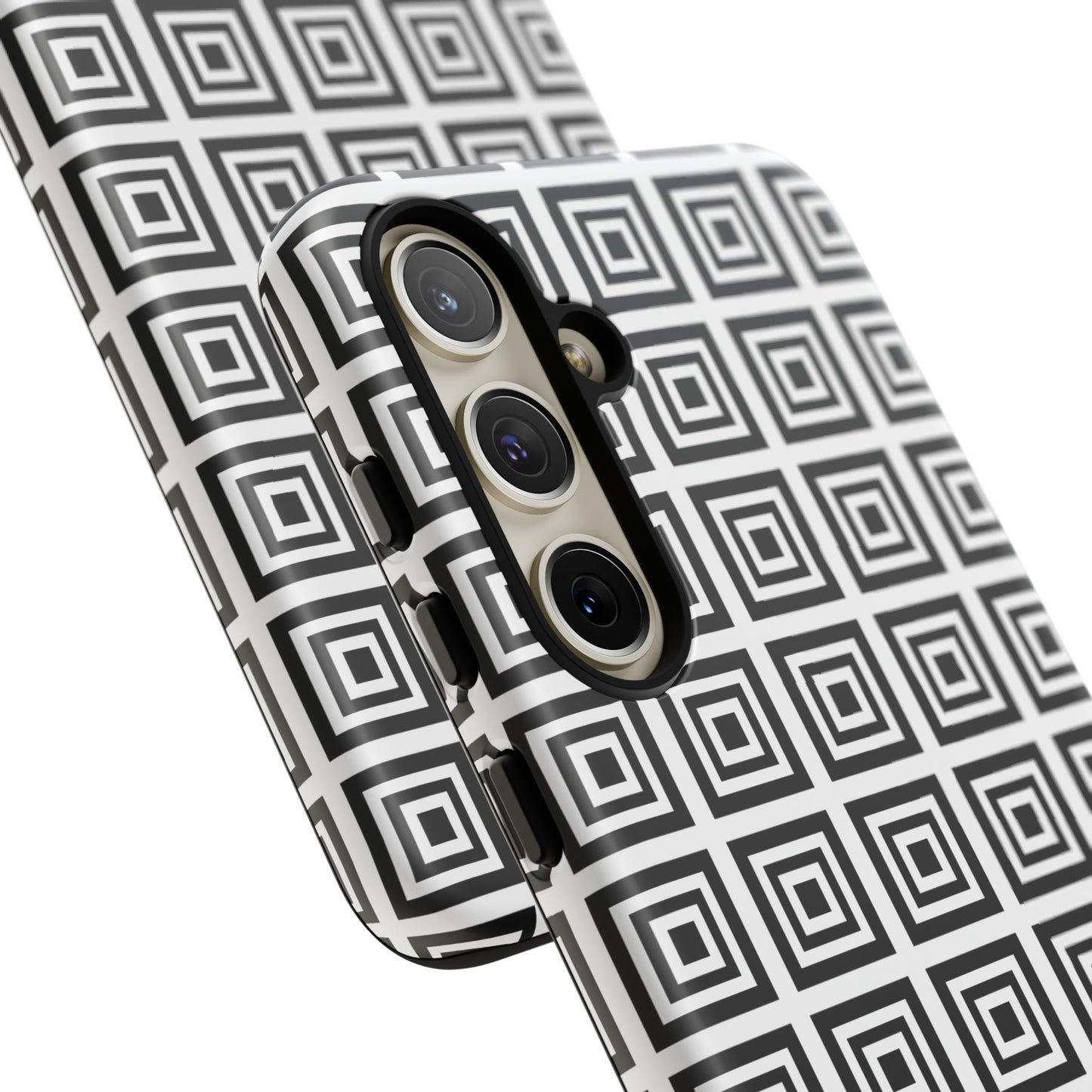 Cute Square Black and With Tough Phone Case, Phone Case, JSCHAFFA.com