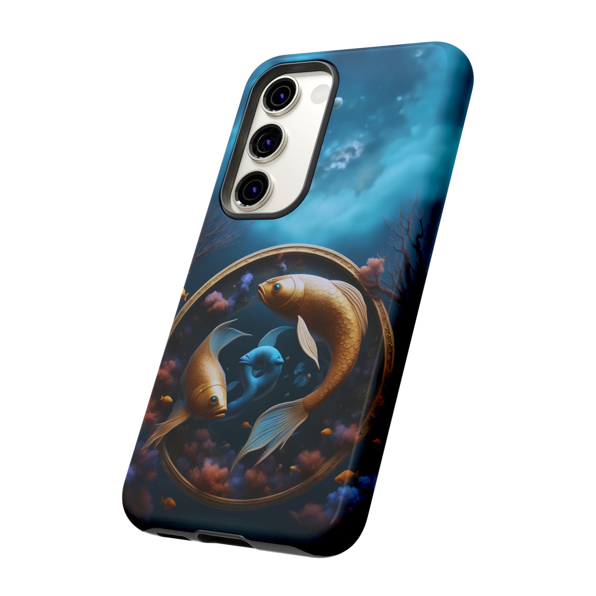 Pisces Horoscope Tough Phone Case for iPhone Google Samsung, Phone Case, JSCHAFFA.com