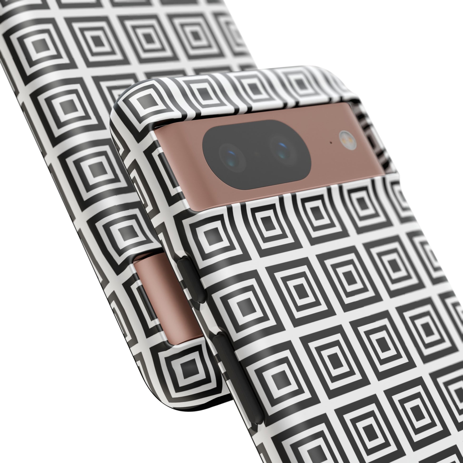 Cute Square Black and With Tough Phone Case, Phone Case, JSCHAFFA.com