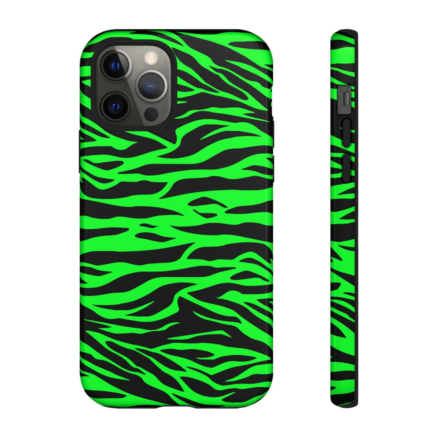 Green Cute Wild Tiger Print Pattern Tough Phone Case