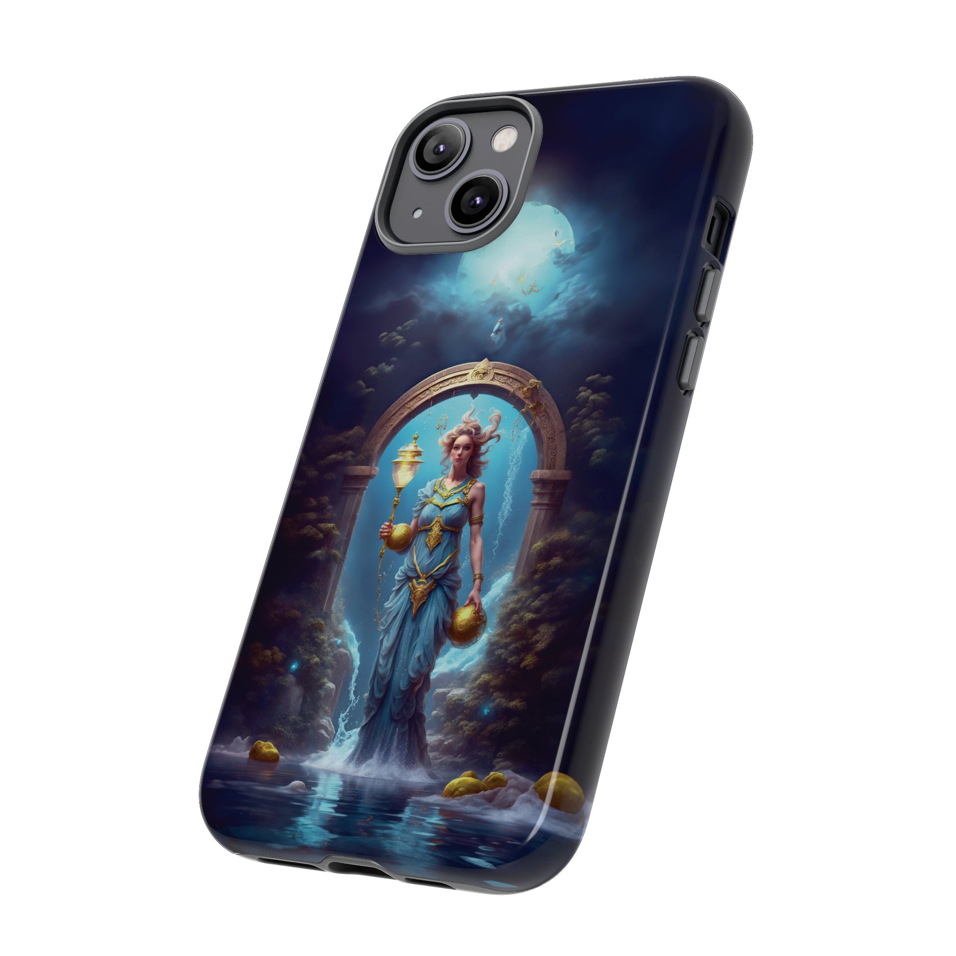 Aquarius Horoscope Astrology Tough Phone Cases, Phone Case, JSCHAFFA.com